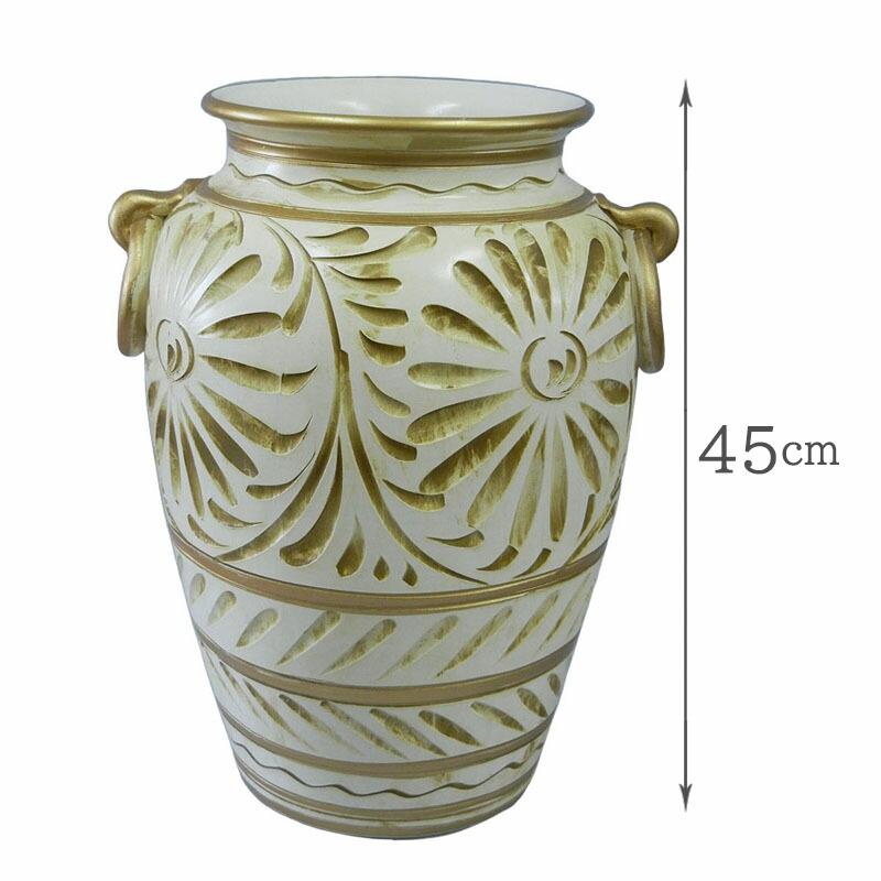 【イタリア製】 傘立て 　陶器　輸入雑貨　花瓶　フラワーベース　造花 イタリア製】 傘立て 陶器 輸入雑貨 花瓶 フラワーベース 造花