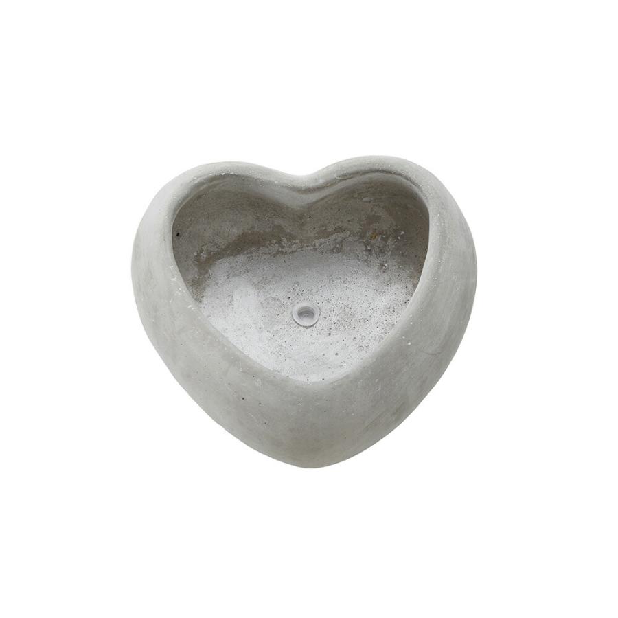 プランター ハート型 Sサイズ 幅16cm / ガーデニング フラワー 屋内 屋外 庭 玄関 フラワースタンド フラワーポット 植木鉢 おしゃれ 鉢 カバー アンティーク風 |  | 02