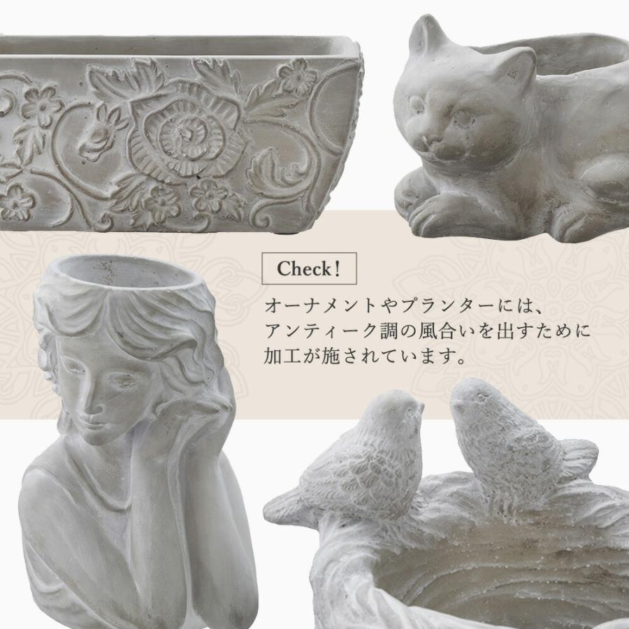 プランター ハート型 Sサイズ 幅16cm / ガーデニング フラワー 屋内 屋外 庭 玄関 フラワースタンド フラワーポット 植木鉢 おしゃれ 鉢 カバー アンティーク風 |  | 04