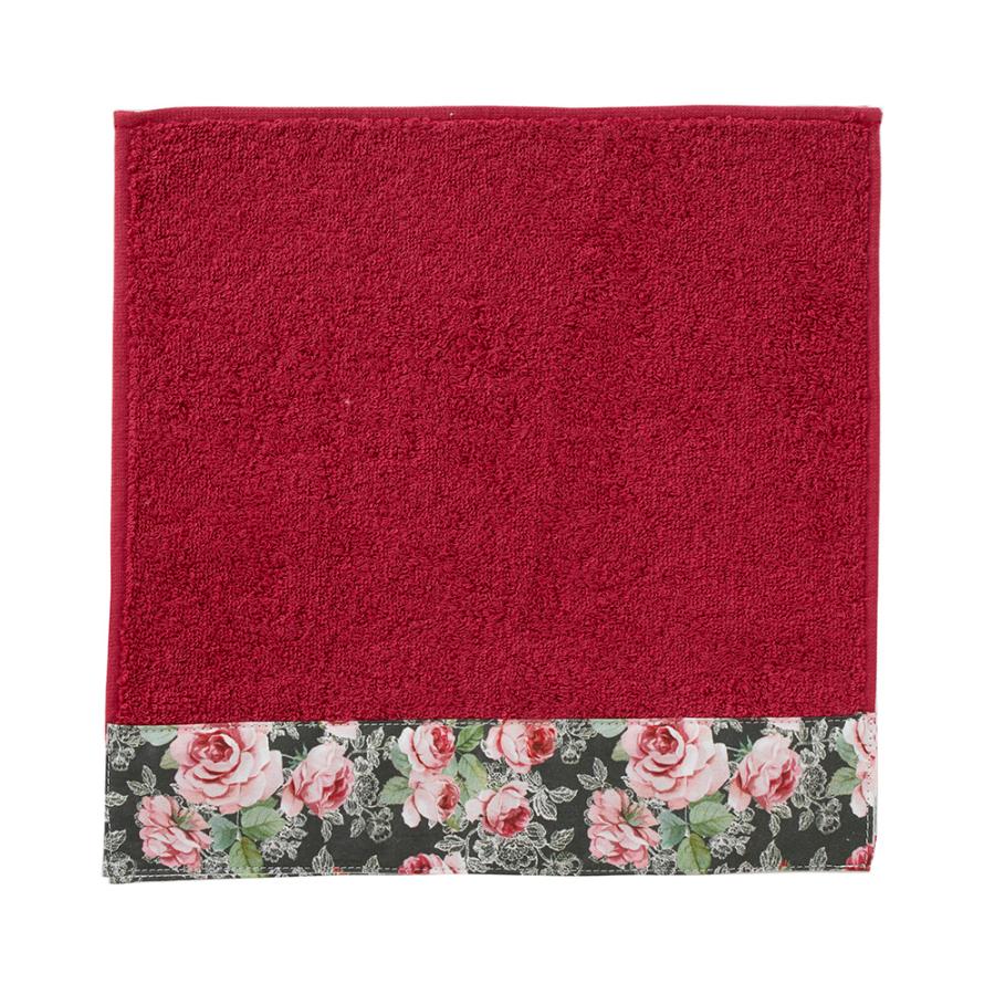 今治産タオルハンカチ ティアラローズ 25×25cm / ロイヤルアーデン タオル ハンカチ 今治産 可愛い おしゃれ |  | 03