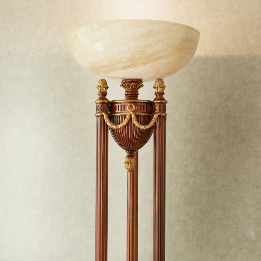 ジャンセン フロアランプ Verona Torchiere 高さ191cm / JANSEN 照明 ランプ エンパイアスタイル 輸入家具 クラシック アンティーク 風 インテリア 高級の画像