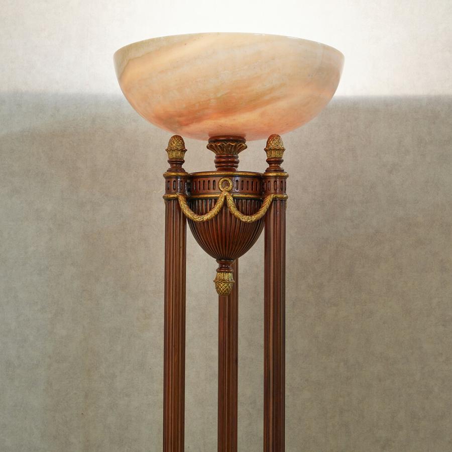 ジャンセン フロアランプ Verona Torchiere 高さ191cm / JANSEN 照明 ランプ エンパイアスタイル 輸入家具 クラシック アンティーク 風 インテリア 高級の画像