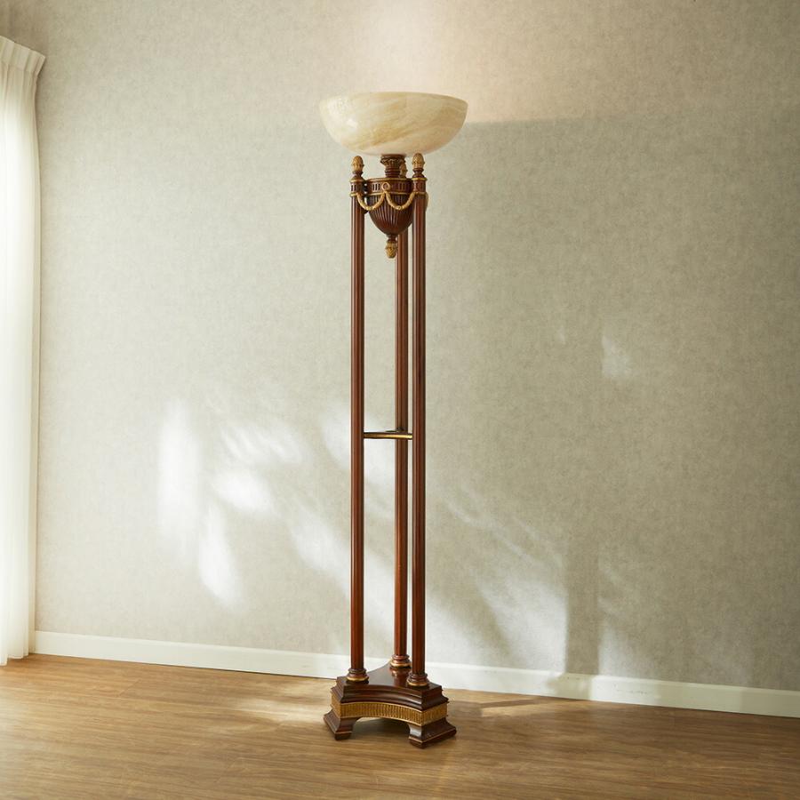 ジャンセン フロアランプ Verona Torchiere 高さ191cm / JANSEN 照明 ランプ エンパイアスタイル 輸入家具 クラシック アンティーク 風 インテリア 高級の画像