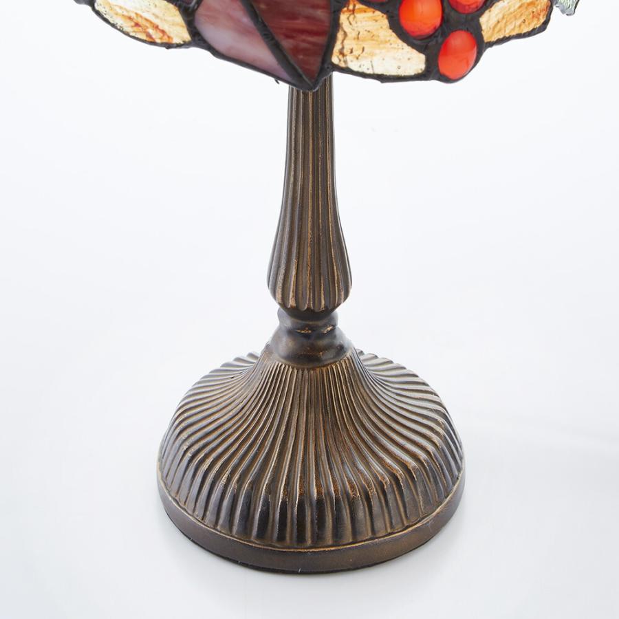 ステンドランプ ブドウS / ステンドグラス ランプ デスクランプ 照明