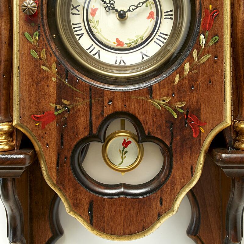 【希少品】イタリア Capanni カパーニ社 柱時計 木製 ポプラ古材 希少品】イタリア Capanni カパーニ社 柱時計 木製 ポプラ古材 希少品