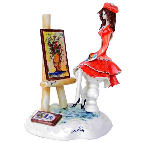 Zampiva イタリア製アンティーク陶器人形