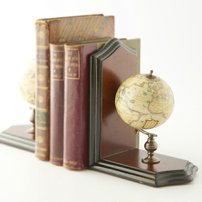 オーセンティックモデルズ グローブ ブックエンド / ブックスタンド 本