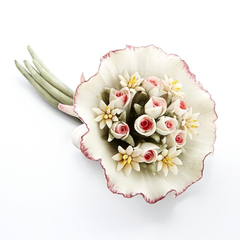 イタリア製陶花（直接手渡のみ対応） イタリア製 ポーセリンフラワー ブーケ / ポーセリン 陶花 花