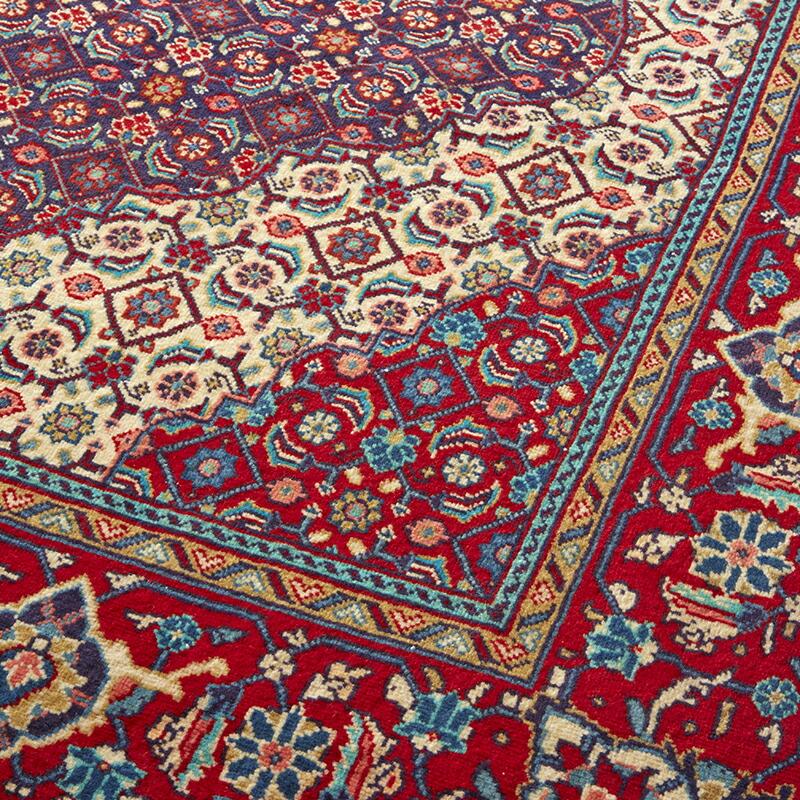 ペルシャ絨毯 サルーク 202×140cm / ウール 手織り 手作業 織り子