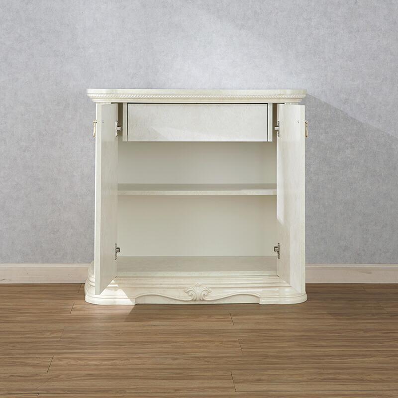 サルタレッリ アマルフィ 2ドアサイドボード アイボリー 幅92cm