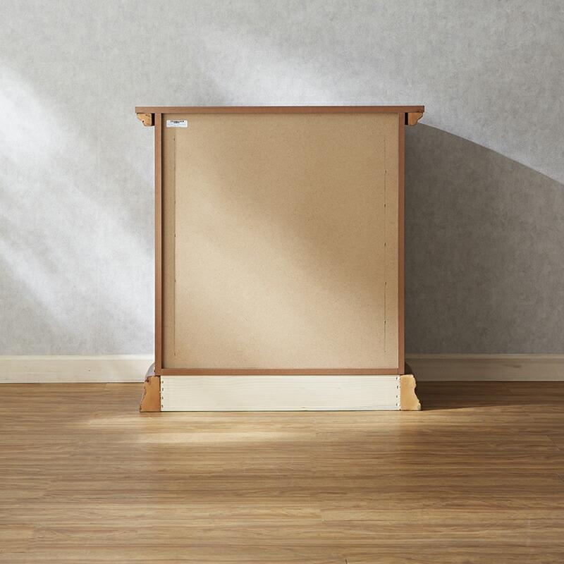 サルタレッリ アマルフィ 4段 チェスト ウォールナット色 幅79cm / 輸入家具 イタリア製 プリンセス エレガント アンティーク風 クラシック Saltarelli 高級の画像