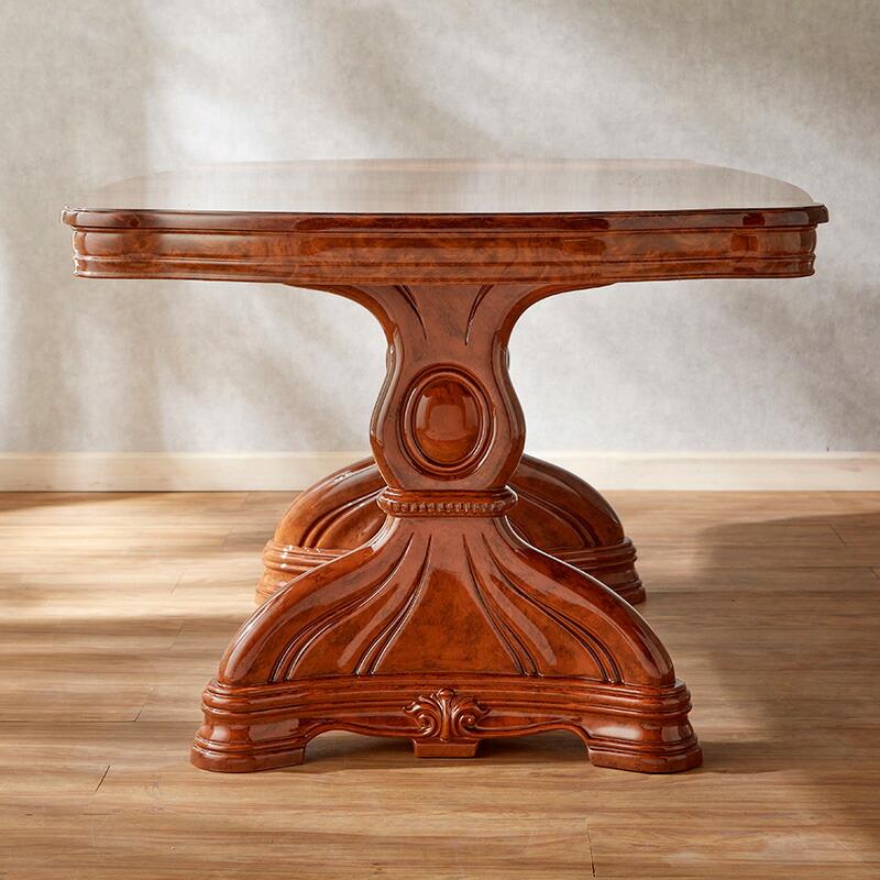 ダイニングテーブル アマルフィ 165cm サルタレッリ ウォールナット サルタレッリ アマルフィ ダイニングテーブル ウォールナット色