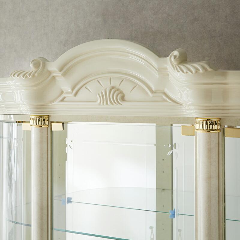 サルタレッリ フローレンス 3ドアキャビネット (食器棚 飾り棚