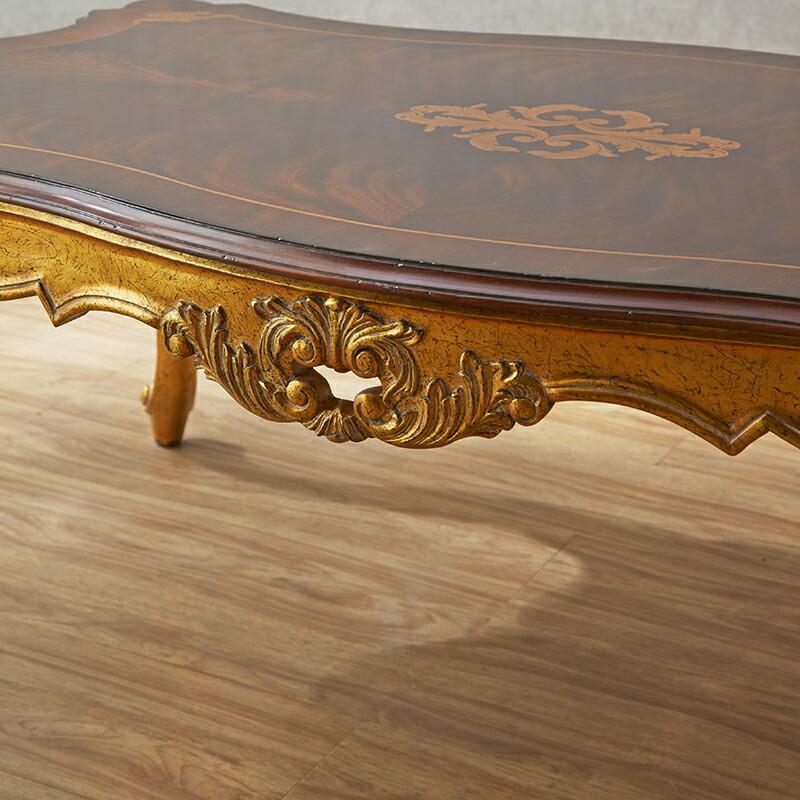 ジャンセン センターテーブル 幅120cm/ テーブル JANSEN アンティーク  