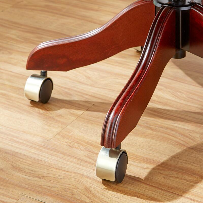 キャスター付き チェア Captain's Swivel チェスターフィールド