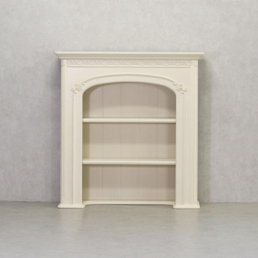 フルール マントルピース 幅90cm / フルールWH 暖炉装飾 暖炉枠 姫系