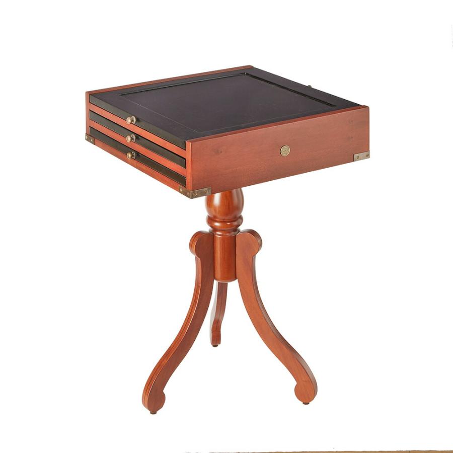 AUTHENTIC MODELS ゲームボード付きサイドテーブル 幅50.5cm