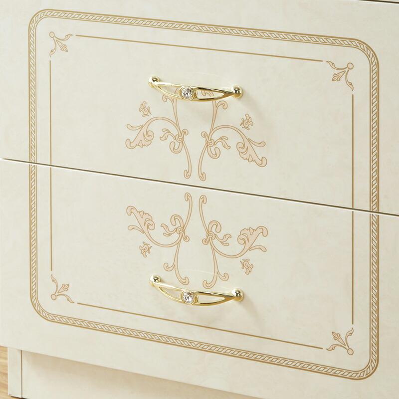 サルタレッリ フローレンス 3段 ナイトスタンド (3段 チェスト