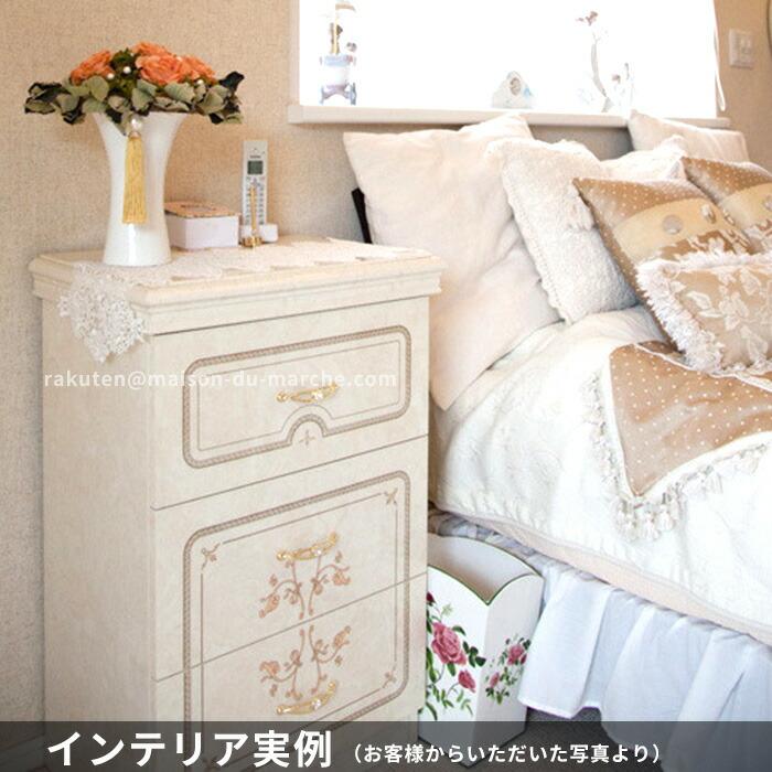 サルタレッリ フローレンス 3段 ナイトスタンド (3段 チェスト