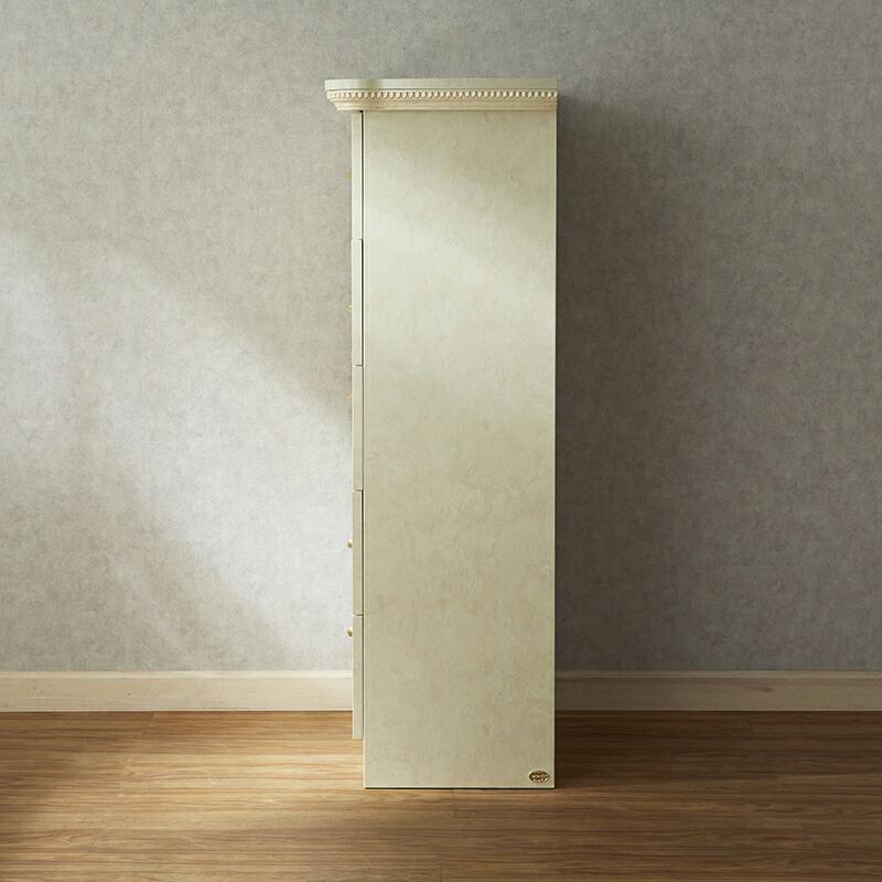 サルタレッリ アマルフィ 5段チェスト アイボリー 幅61cm / 収納 輸入