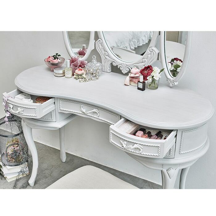 ドレッサー 幅115cm / ハンプトン テーブル 化粧台 メイク メイク台