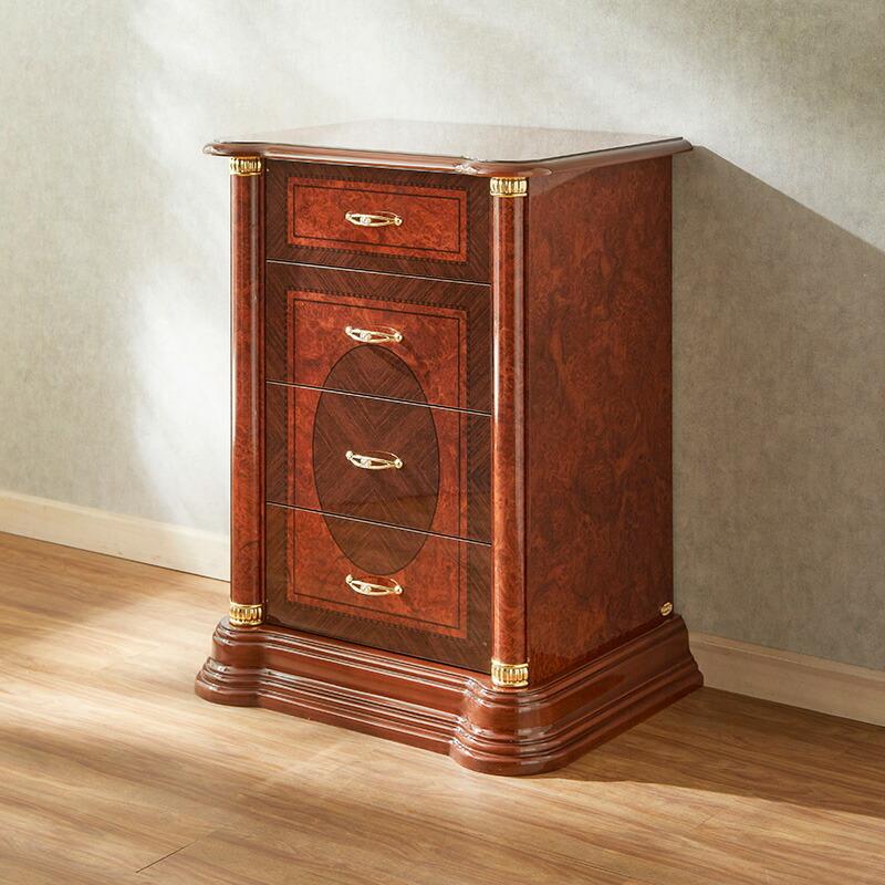 [美品]サルタレッリ　フローレンス　　イタリア製4段チェスト サルタレッリ フローレンス 4段チェストLL アイボリー チェスト タンス