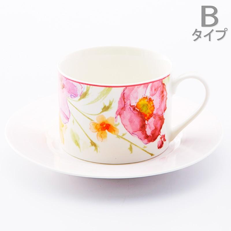 [送料無料] カップ＆ソーサー 24客セット / カップ マグカップ ソーサー プレート お皿 陶器 花柄 紅茶 サロン 喫茶店 カフェ ギフト セール 半額 おしゃれ｜maisondumarche｜07