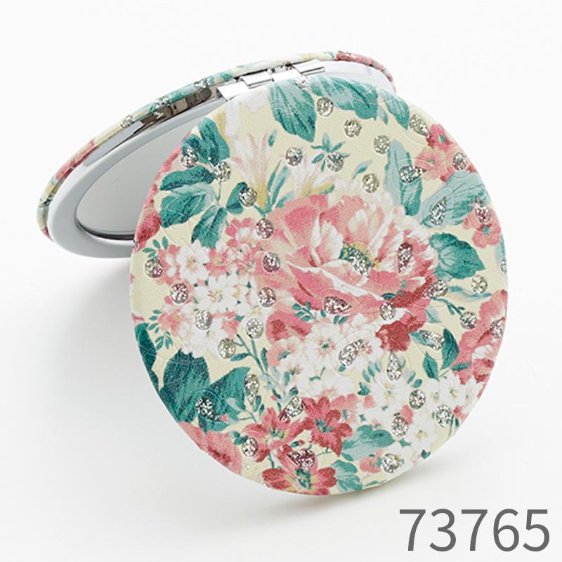 コンパクトミラー ラウンド 直径7cm / ミラー 丸 拡大鏡 手鏡 日用品