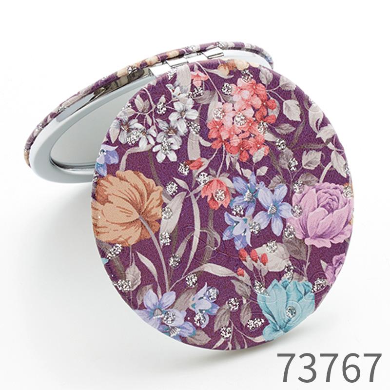 コンパクトミラー ラウンド 直径7cm / ミラー 丸 拡大鏡 手鏡 日用品