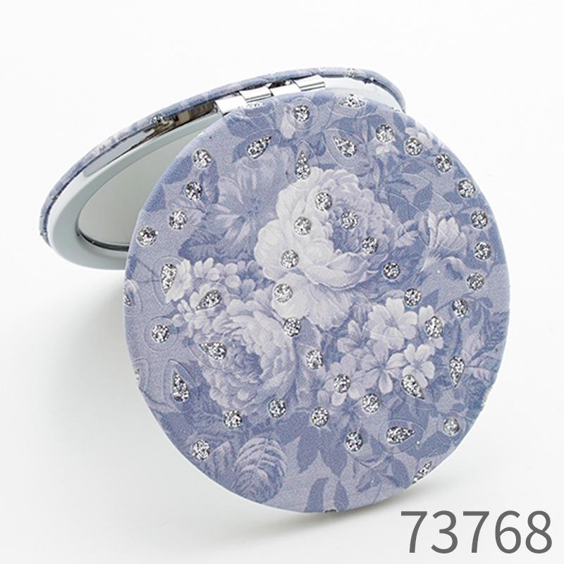 コンパクトミラー ラウンド 直径7cm / ミラー 丸 拡大鏡 手鏡 日用品