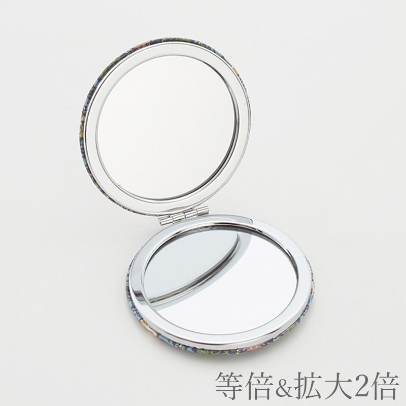 コンパクトミラー ラウンド 直径7cm / ミラー 丸 拡大鏡 手鏡 日用品