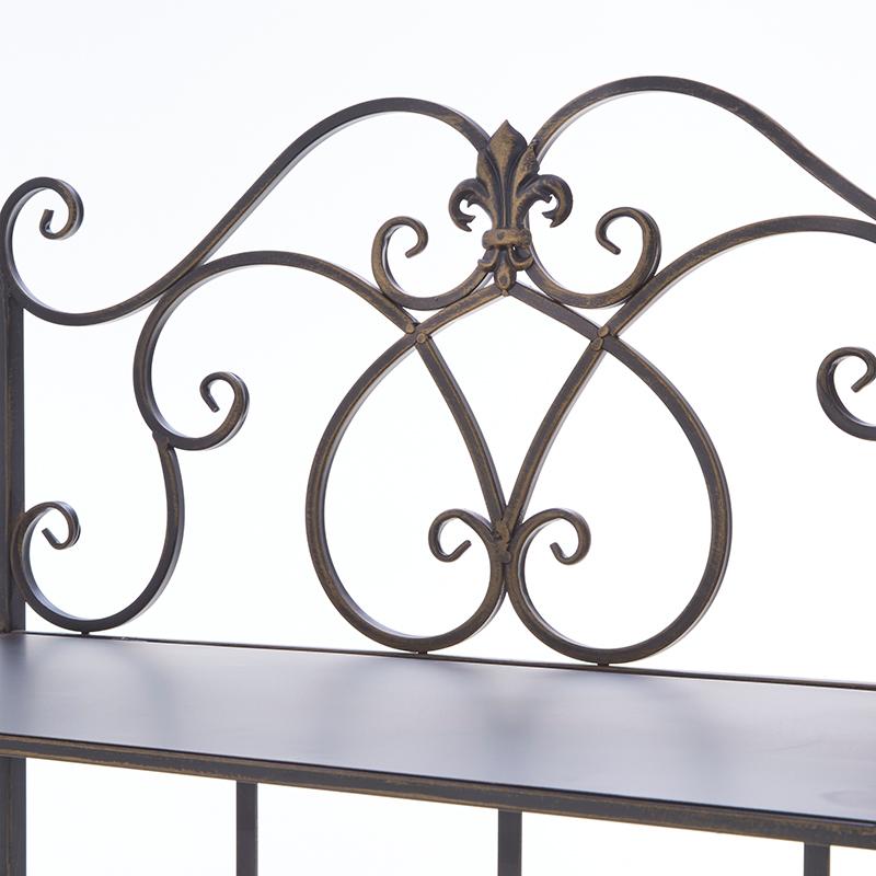 4段ラック アイアン 幅63.5cm / ラック 4段 棚 飾り棚 鉄 アイアン