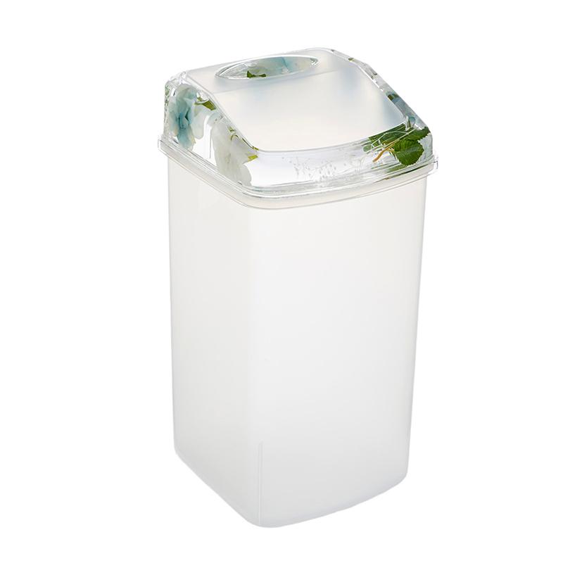 アクリル 水中花 ダストボックス / ダストBOX ゴミ箱 ごみ箱 フタ付き