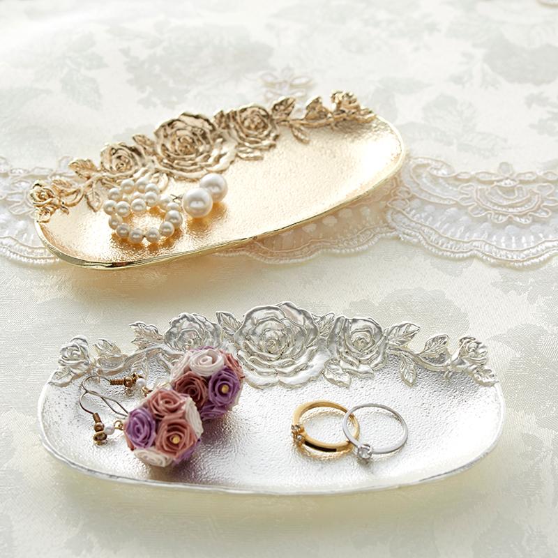 メタル アクセサリートレー ローズ 幅13cm / トレー トレイ TRAY