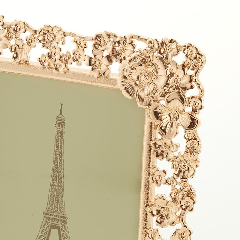 メタル フォトフレーム ハガキサイズ 幅15cm / 写真立て 写真たて