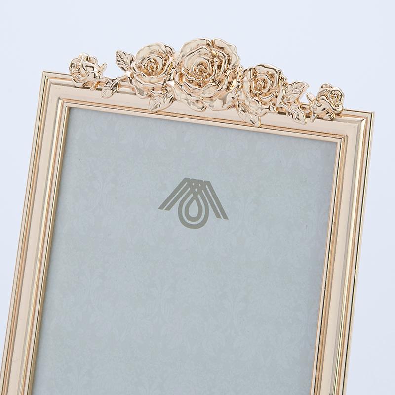 メタル フォトフレーム ハガキサイズ 幅11.5cm / 写真立て 写真