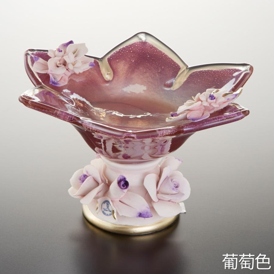 ムラーノ ガラス コンポート / ベネチアングラス ムラノガラス 陶器