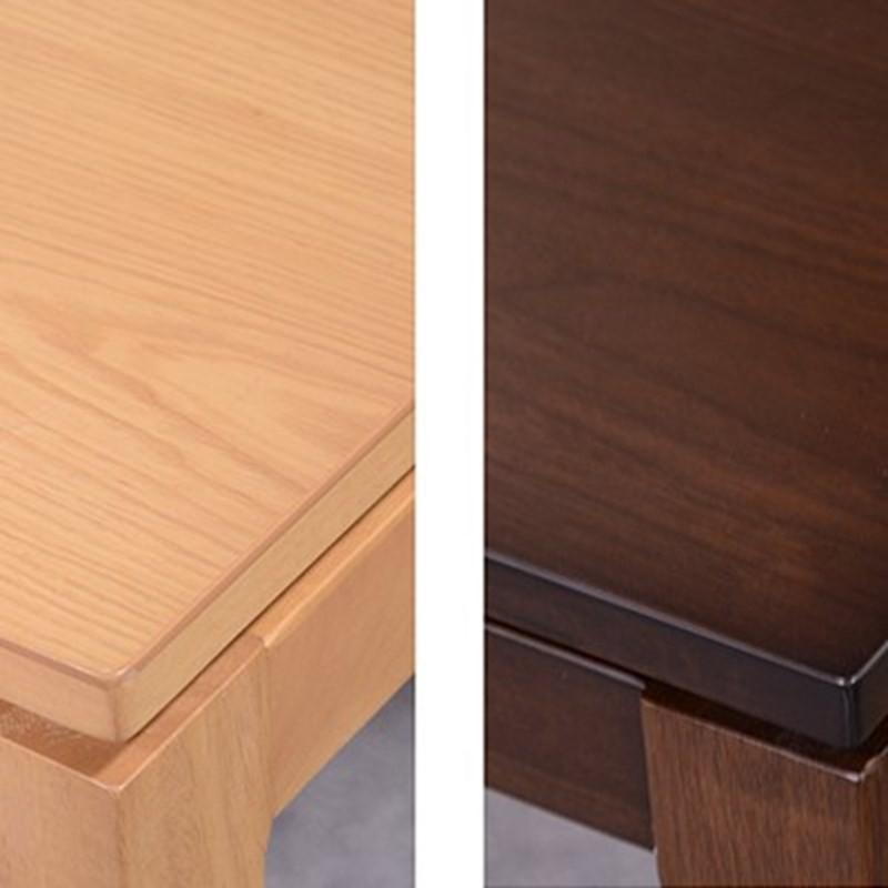 リビングコタツ 幅150cm×高さ38/43cm / コタツ センターテーブル 継脚付き 2段階高さ調整 天然木突板天板 SCELTA
