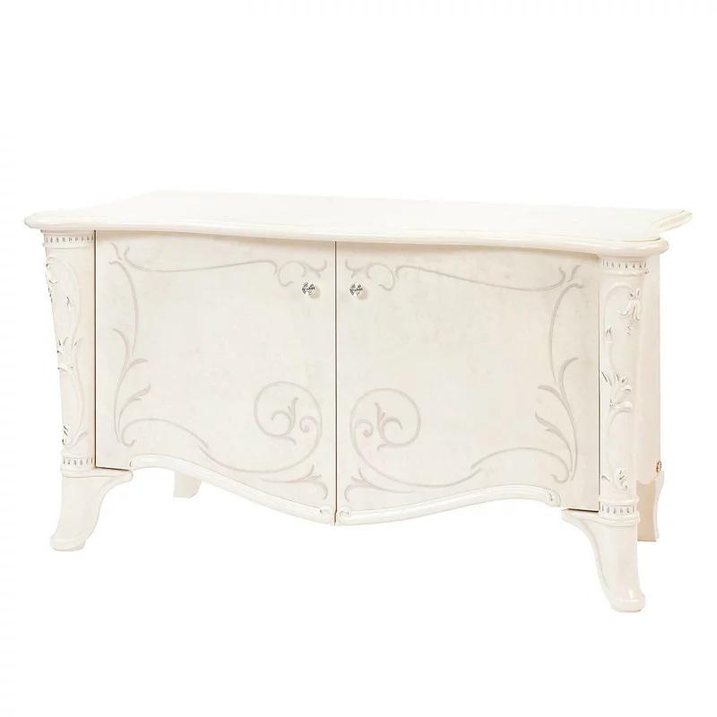 サルタレッリ ジュリエッタ ミディアムテレビ台(テレビボード)ホワイト 幅122cmイタリア製(74888円)