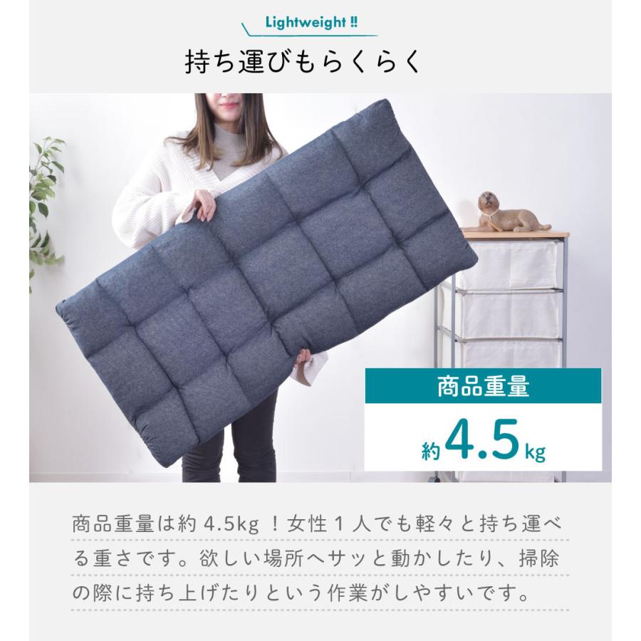 ヒッコリーストライプデニム＋防水帆布リクライニングチェアシート（受注オーダー） ヒッコリーストライプデニム＋防水帆布リクライニングチェアシート