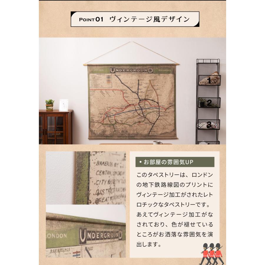 東谷 タペストリー 壁掛け カフェ おしゃれ 壁飾り ビンテージ