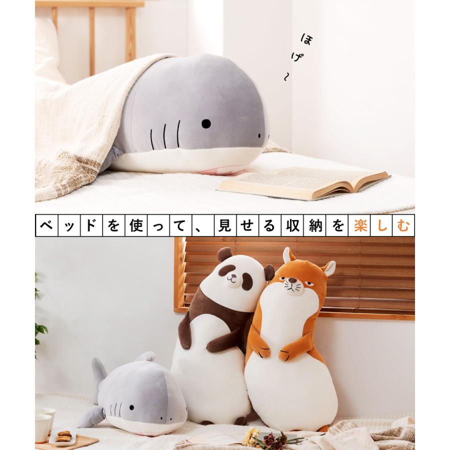 ぬいぐるみ むちむち クッション アニマル 動物 抱きぐるみ 抱き枕 パンダ キツネ サメ チベットスナギツネ もちもち まくら 80 敬老の日 ギフト プレゼント |  | 16
