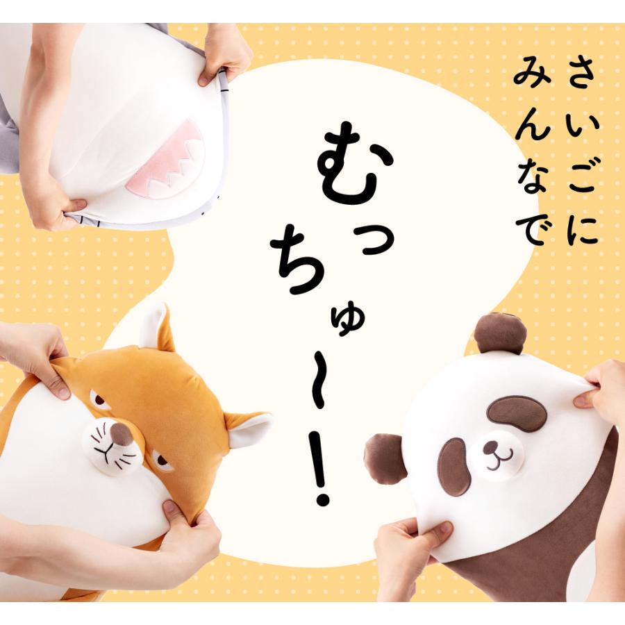 ぬいぐるみ むちむち クッション アニマル 動物 抱きぐるみ 抱き枕 パンダ キツネ サメ チベットスナギツネ もちもち まくら 80 敬老の日 ギフト プレゼント |  | 20