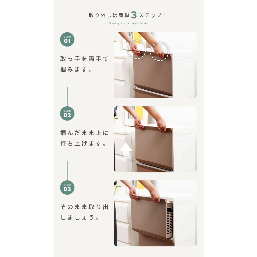 ランドリーバスケット ワゴン 2段 スリム おしゃれ かご キャスター ランドリーボックス ボックス ランドリー バスケット ベージュ ブルー ブラウン アイボリー | 東谷 | 13