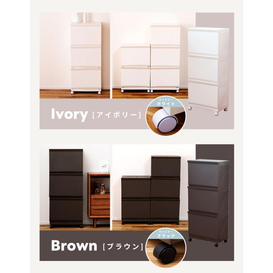 ランドリーバスケット 洗濯カゴ キャスター付き 洗面所 収納 ランドリー収納 ランドリー タオル収納  3段 チェスト 脱衣所 バスタオル収納 ベージュ アイボリー | 東谷 | 19