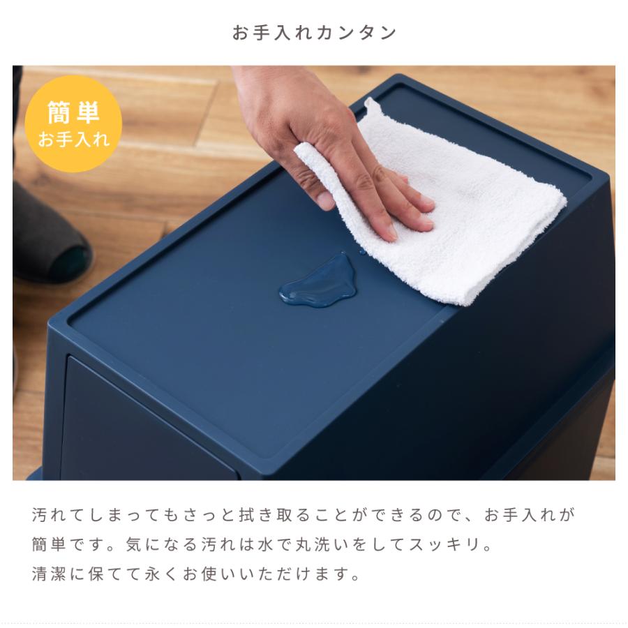 45L ダストボックス　鍵付き　オルテガ　サーフ　お洒落ゴミ箱　カリフォルニア アスベル（ASVEL） ゴミ箱 45L 屋外 ハンドルロック （ ごみ箱 45