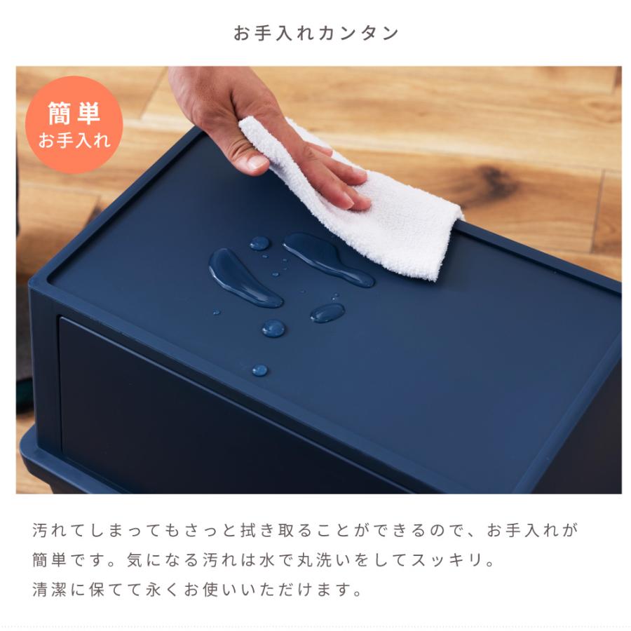 ゴミ箱 30リットル おしゃれ 分別 ごみ箱 屋外 ダストボックス 蓋付き スリム キッチン リビング フタ付き 30L シンプル コンパクト スタッキング 積み重ね |  | 13
