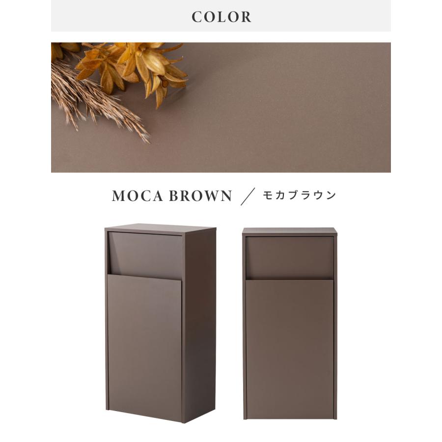 ゴミ箱 スリム 45L 蓋つき スリム キャスター付き おしゃれ ダストボックス キッチン リビング フタ付き シンプル 縦型 ブラウン グレー ホワイト |  | 16