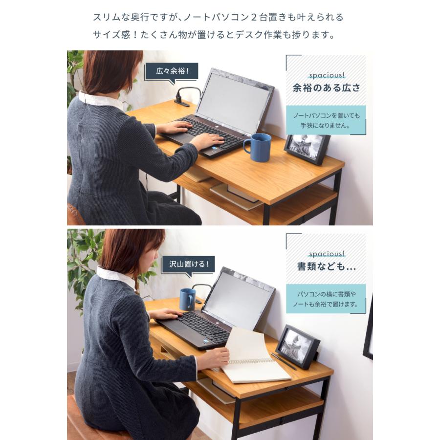 東谷 ネイルテーブル ライト付き ネイルデスク 幅100 コンセント付き