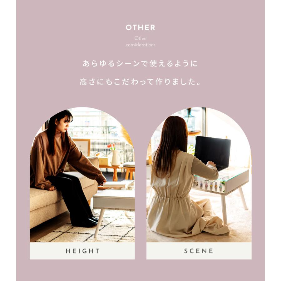 東谷 デスク おしゃれ 机 テーブル ドレッサー 化粧台 メイク 収納付き